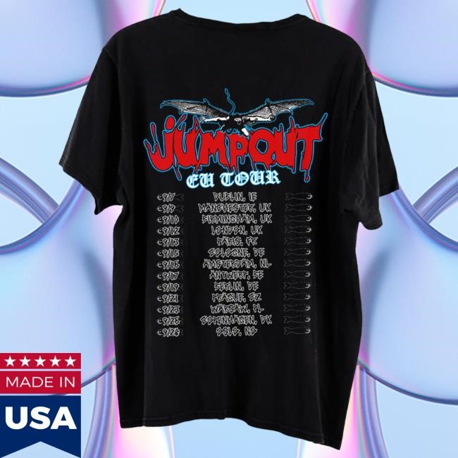 Official Osamason Merch Store Shop OsamaSon 25 Jumpout Dog EU Black Tour Tee