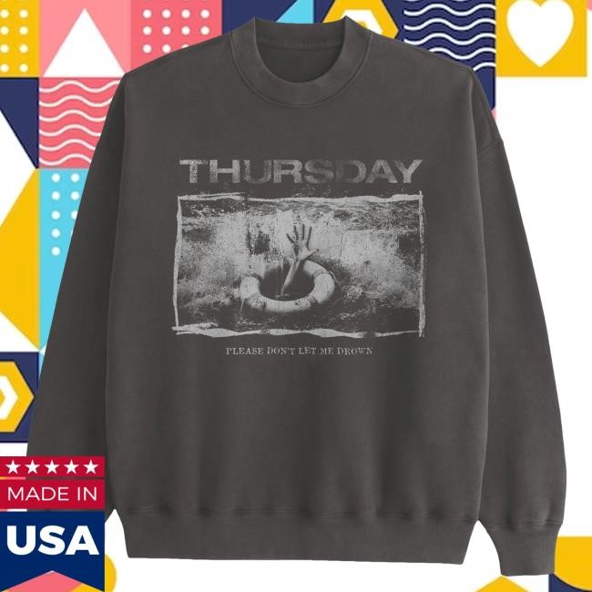 Official Thursday Band Workforce Drowning Top Shirt Thursday Merch