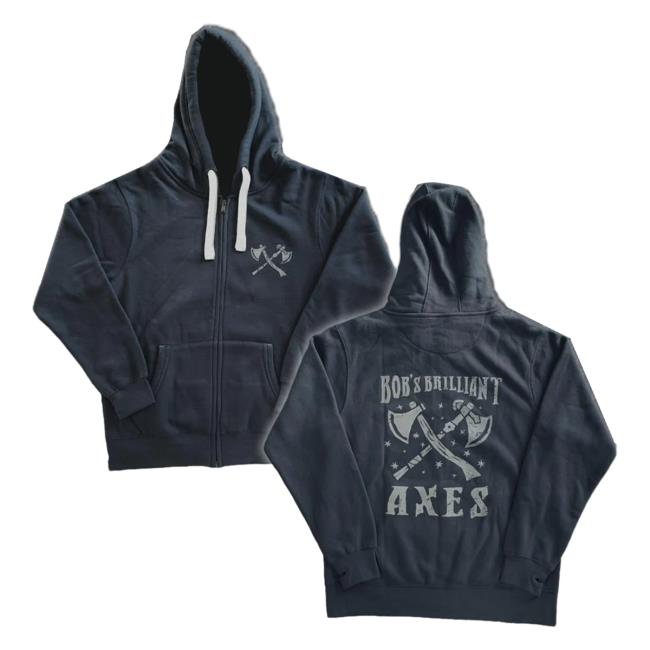 Official Backstreet Merch Runescape Clothing Bob's Brilliant Axes Hood Denhim Blue Backstreetmerch Store Shop