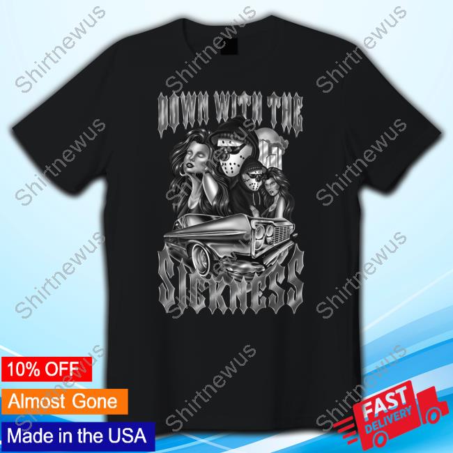 Official Foosgonewild Down With The Sickness T Shirt