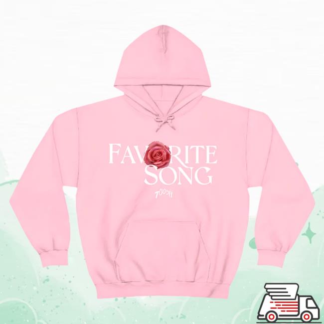 Official Toosii Merch Store Toosii Favorite Song Pullover Hoodie (Pink) Toosii Apparel Clothing Shop Toosii2x