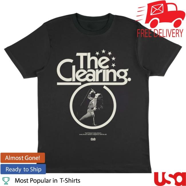 Official Wolf Alice The Clearing Black & White Tees WolfAlice