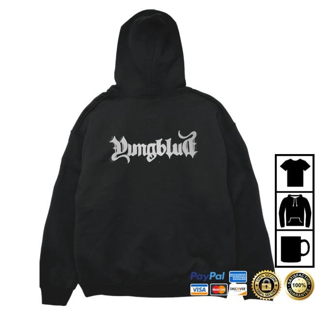 Official Aerosmith & Yungblud - One More Time Black Hoodies