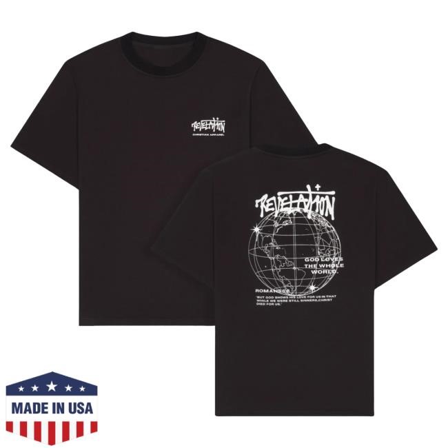 Official Revelation Apparel Clothing Romans 5:8 Graffiti Popover Shirt Revelation Merch