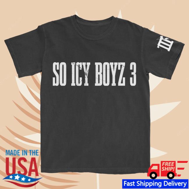 Official Big Scarr Clothing Store Merch So Icy Boyz 3 Tee Shirt BigScarr Shop
