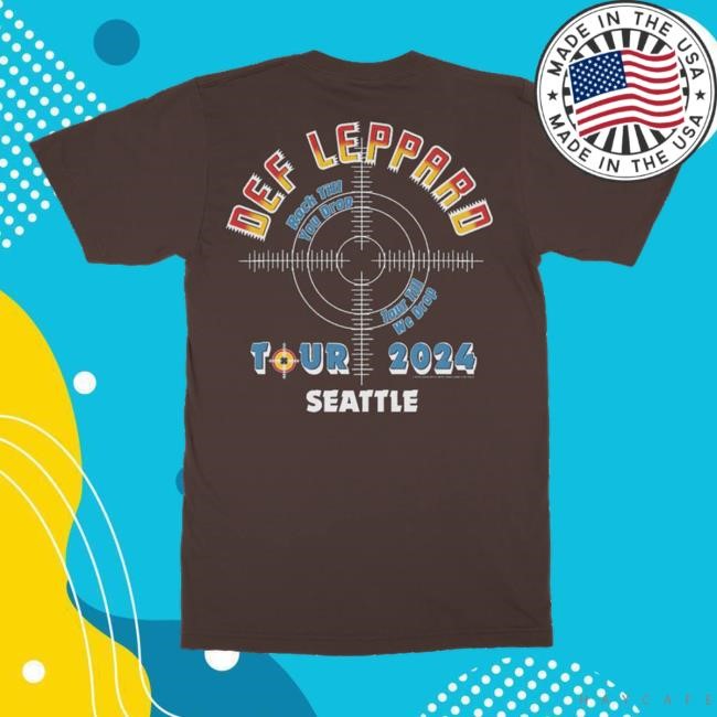 Seattle, WA 2024 Tour New T-Shirt - Def Leppard Official Store