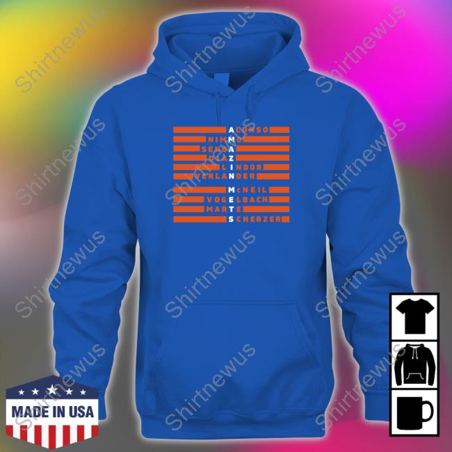 Amazin Mets Alonso Nimmo Senga Diaz Lindor Verlander Mcneil Vogelbach Marte Scherzer Shirts