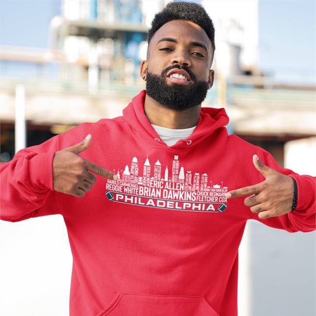 Jalen Hurts Eric Allen Brian Dawkins Philadelphia Hoodie