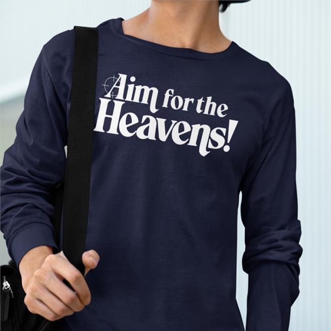Aim For The Heavens Sweatshirt Neon White