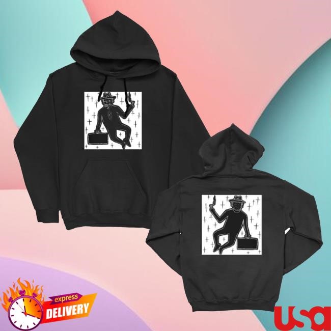 Official Tom Waits Casey Waits God’s Away Hoodie (Black)