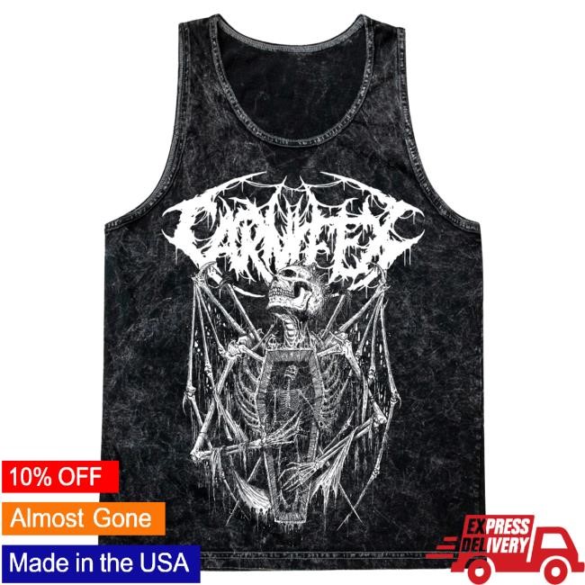 Official Indie Merch Store Carnifex Riddick Skull Tank Top Shirts IndieMerchStore