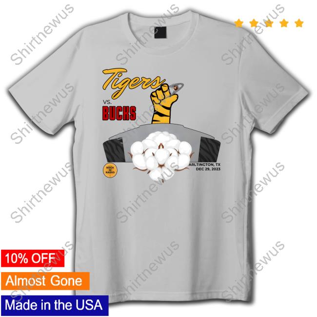 Rock M - Bowl Game Tigers Vs. Bucks T-Shirt Rock M - Bowl Game Tigers Vs. Bucks Shirt 2023