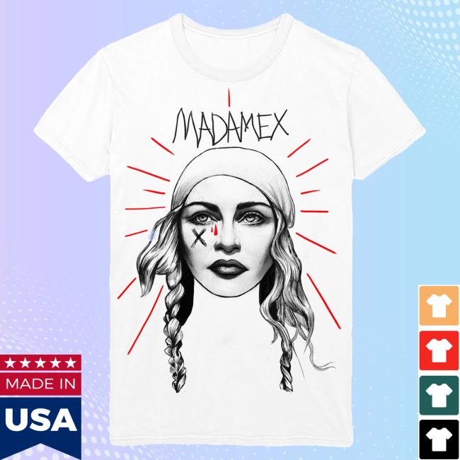 Official Madonna Merch Store Madonna Madame X Tour Sketch Tee Madonna Apparel Clothing Shop