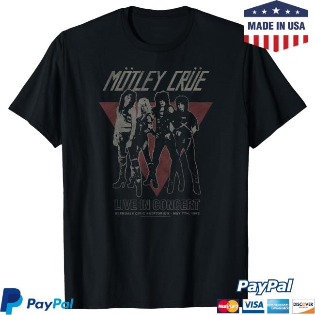 Mötley Crüe - Vintage Glendale Crewneck Sweatshirt Motley Crue Official