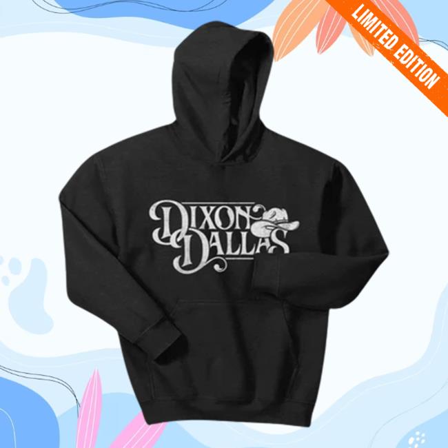 Official Dixon Dallas Merch Dixon Dallas Logo Black Crewneck Sweatshirt