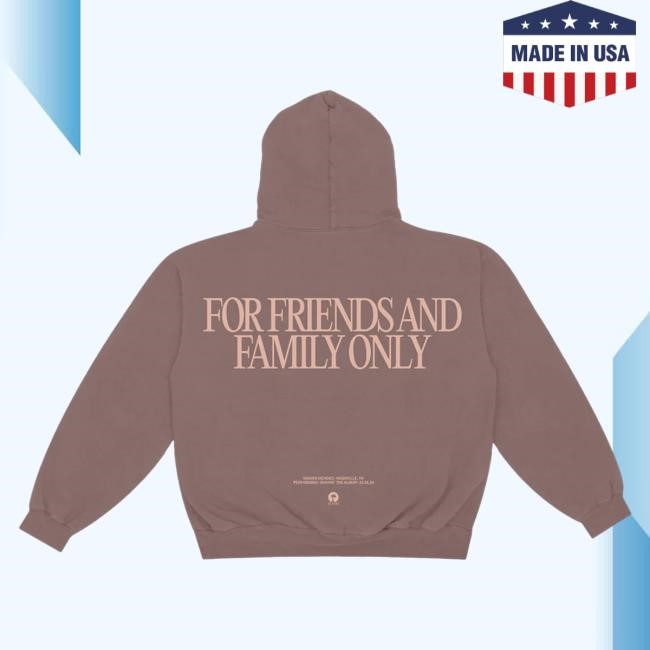 Official Shawn Mendes Merch Store Shop Shawn Mendes Friends & Family Pullover Hoodie: Nashville ShawnMendes
