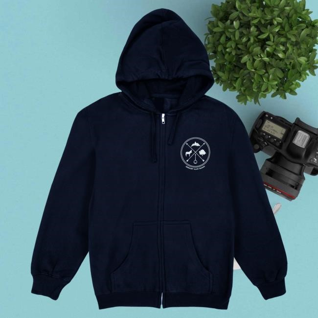 Official Gregory Alan Isakov Merch Banjo Zip Crew (Navy)