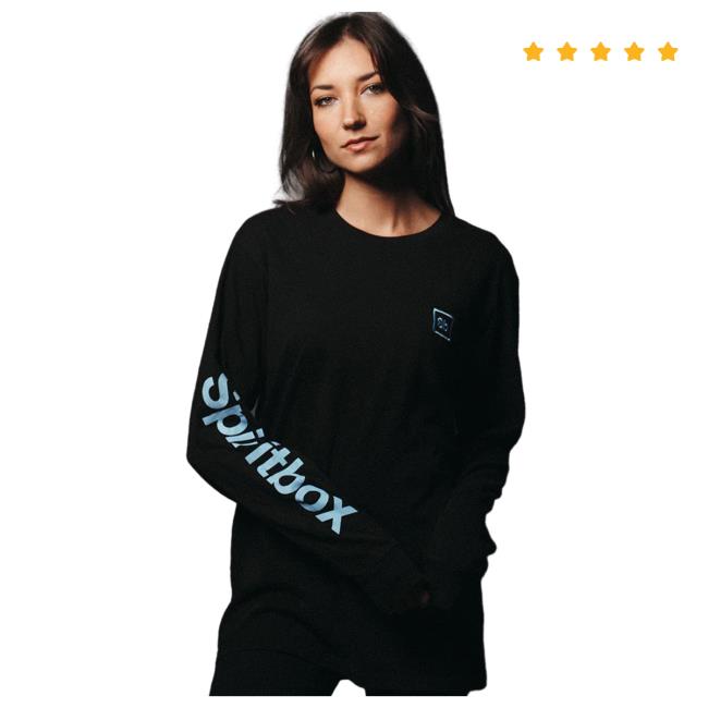 Official Spiritbox Merch Black Icon Logo Longsleeve