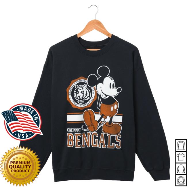 Official Junk Food Clothing Shop Junkfoodclothing Bengals Mickey Crewneck Junk Food Store Shop