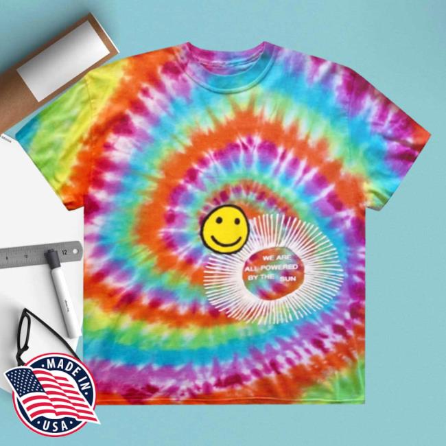 Official Dead Clothing Store Shop Cpfm We Are All Powered By The Sun 1/1 Tie Dye Top Shirt Gratefuldead Merch Cactus Plant Flea Market