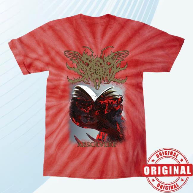 Official Indie Merch Store Signs of the Swarm Absolvere Tie Dye Top Shirt Red Cyclone Tie-Dye Indiemerchstore