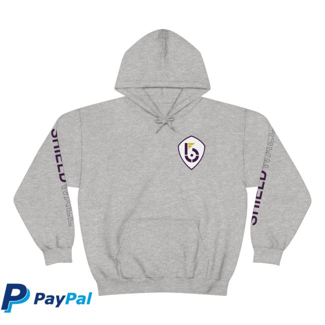Official Battle Buddiez Shield Wall Sweaters Sport Grey