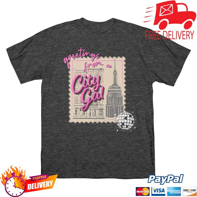Official Fanjoy Merch Gotg: City Gal Dark Grey Shirt