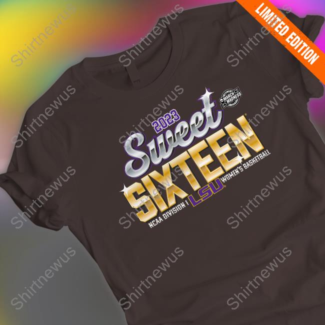 Sec LSU Tigers 2023 NCAA Tournament March Madness Sweet 16 Hoodie