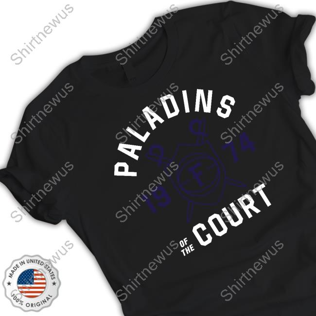 Homefield Apparel Merch Vintage Furman Paladins 1974 Of The Court Shirt