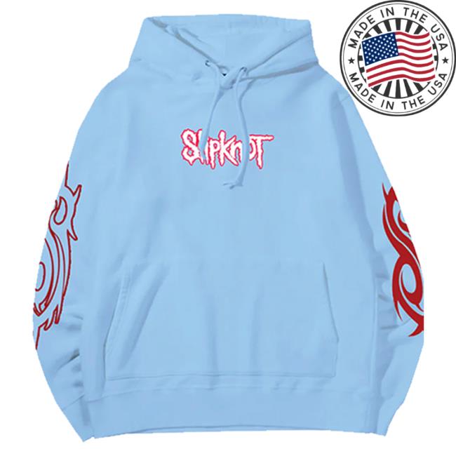 Official Slipknot Merch Store Slipknot Photo Blue Crew neck Sweatshirt Slipknotmerch Apparel Clothing Shop