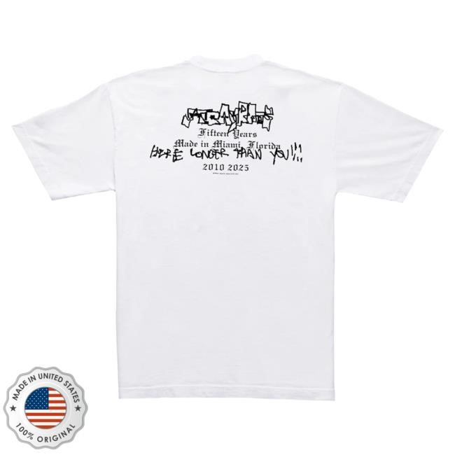 Official Stray Rats 15 Year Rodenticide Shirt