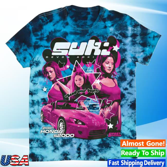 Official Studiohouse Designs 2F2f Suki Tie Dye T Shirt Oil Slick (Blue)
