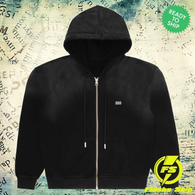 Official Half Evil Co Store Merch Black Washed Metal Hooded Sweatshirt