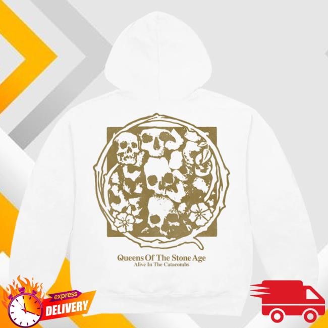 Official Queens Of The Stone Age Merch Store Qotsa Alive In The Catacombs Attractive Hoodie