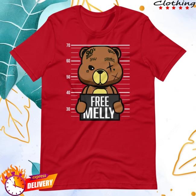 Official Ynw Melly Clothing Merch Ynw Melly Melly Bear Attractive Shirt (Valentine's Day Limited Edition) YnwMelly