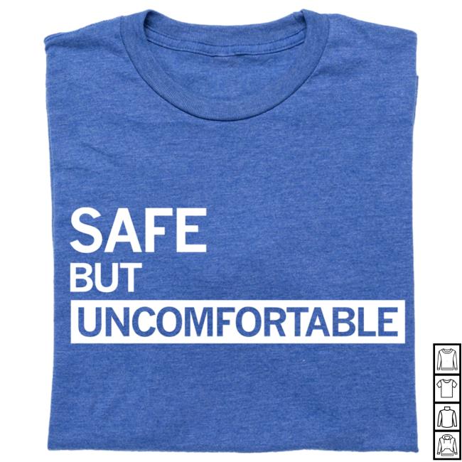 Official Raygun Merch Store Shop Raygun Safe But Uncomfortable Popover Shirt Raygunsite