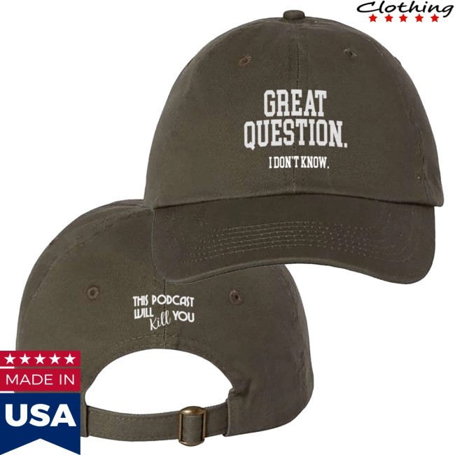 This Podcast Will Kill You: Great Question Hat Exactly Right Media Official Podcast Merchandise