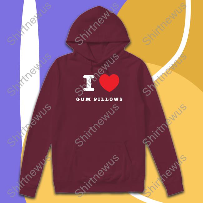 Andy 222 Merch I Heart Gum Pillows Shirt