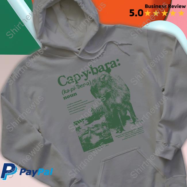 Kapybara007 Capybara Defined Shirt Capybara Man Merch