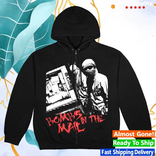 Official City Morgue Merch Store Shop Bombs In The Mail Zip Hooded Sweatshirt CityMorgue