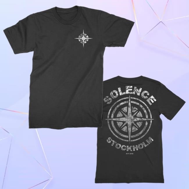 Official Solence Merch Store Solence Solence Compass Badge Top Shirt