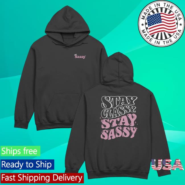 Official Joce Bedard Merch Store Classy & Sassy Crewneck Sweatshirt - Black
