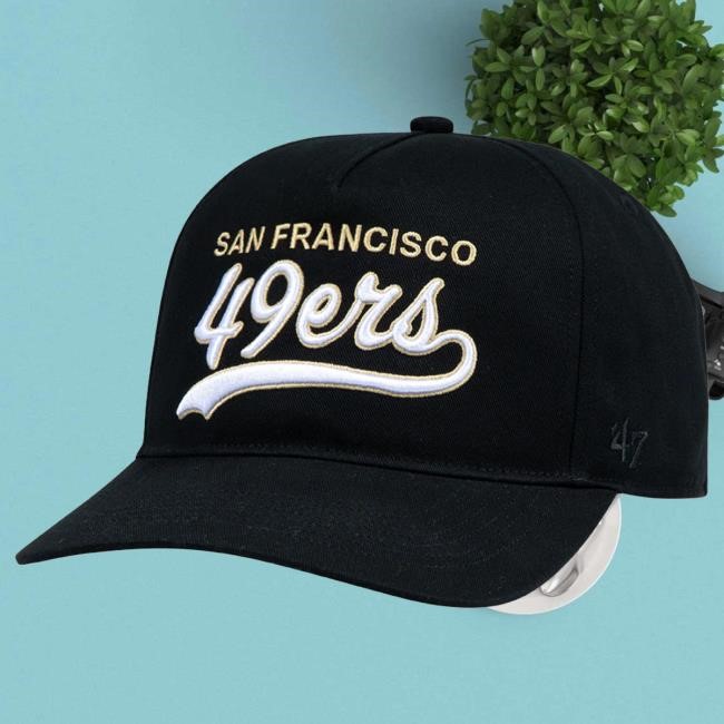Official Golf Wang Merch 49Ers Snapback Cap Black by Golf Wang x NFL