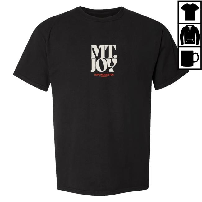 Official Mt Joy Merch Hope We Have Fun 2025 Tour New Shirt