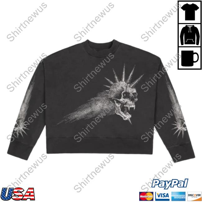 Official Basketcase Gallery Clothing Metal Mulisha Bullhead Crewneck Sweatshirt