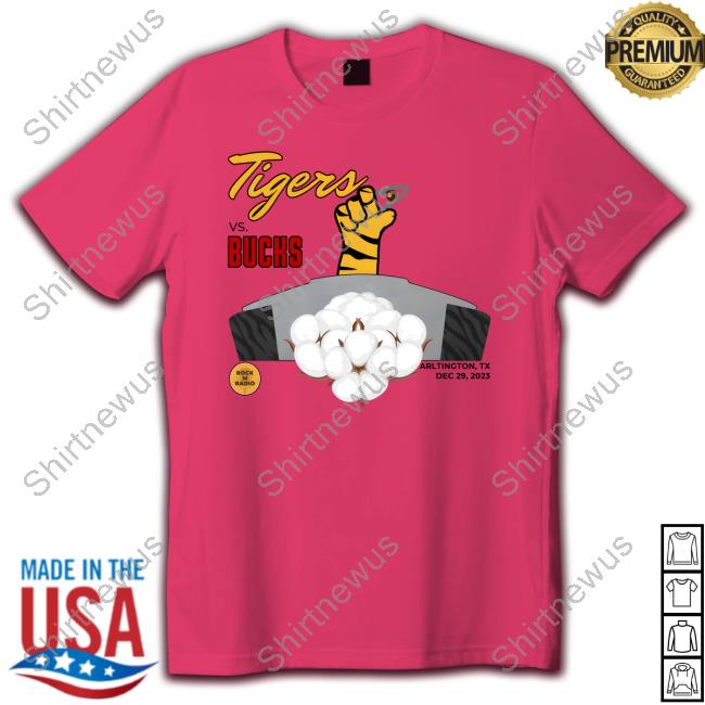 Rock M - Bowl Game Tigers Vs. Bucks T-Shirt Rock M - Bowl Game - Unisex Shirts