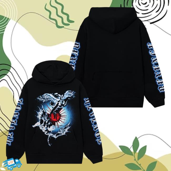 Revenge XXXTentacion Apparel Clothing Store Shop Revenge Angel Disciple Crew neck Sweatshirt Black XXX Tentacion Merch