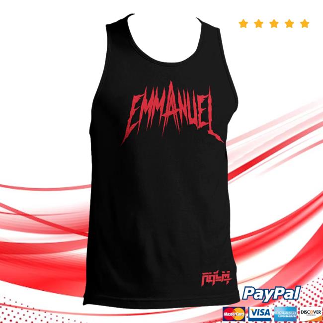 Official Anuel Aa Clothing Store Shop Anuelmerch Emmanuel Black RHLM Real Hasta La Muerte Tank Top Shirt 2023 Anuelaa Merch