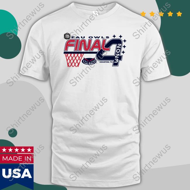 Official FAU Owls 2023 Final Four Oversized Long Sleeve T Shirt