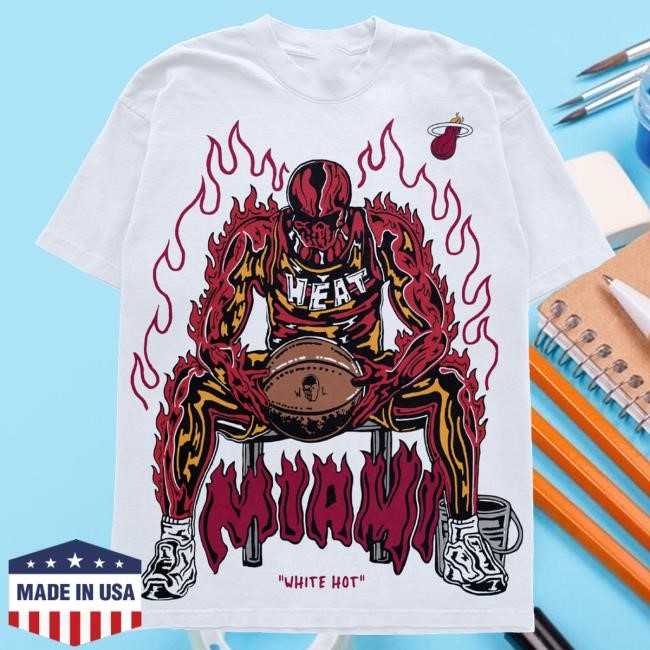 White Hot T Shirt - White | Warren Lotas Official NBA